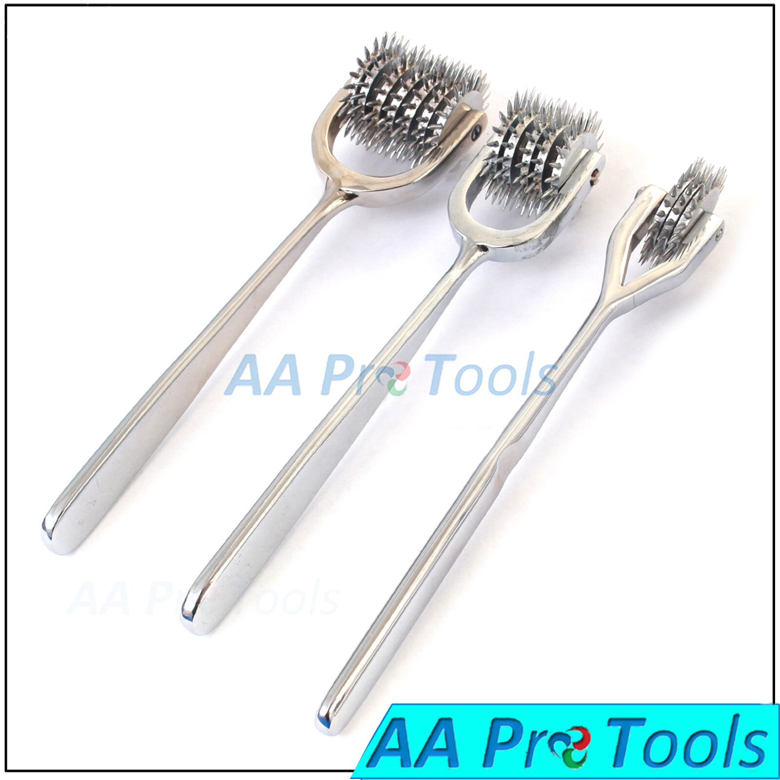 3 Pcs WARTENBERG PINWHEEL 3, 5 & 7 Medical Neurological Diagnostic Instruments