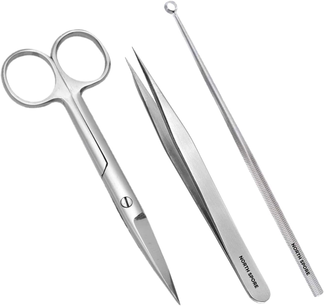 7-piece Stainless Mycology Lab Instrument Set Mushroom Cloning & Culturing High