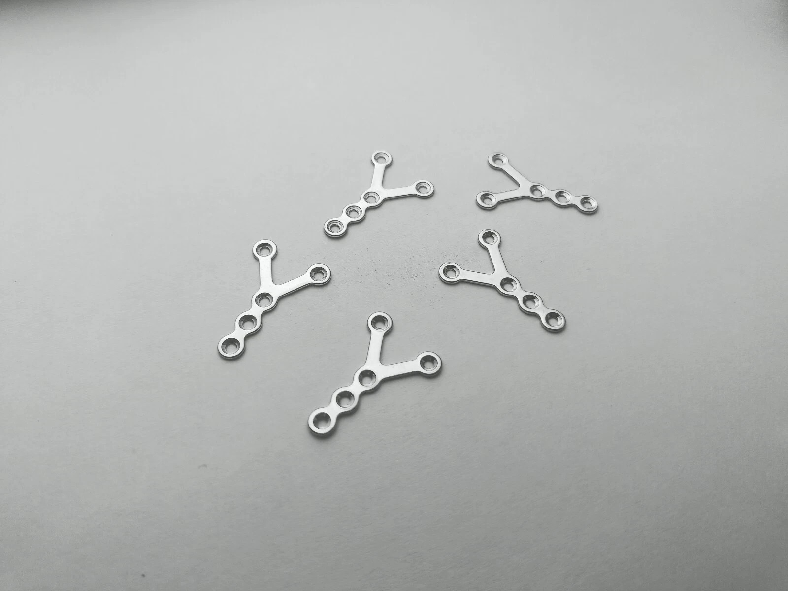 Maxillofacial 1.5mm Y Plate lot of 5 pcs with 50 screw SS veterinary