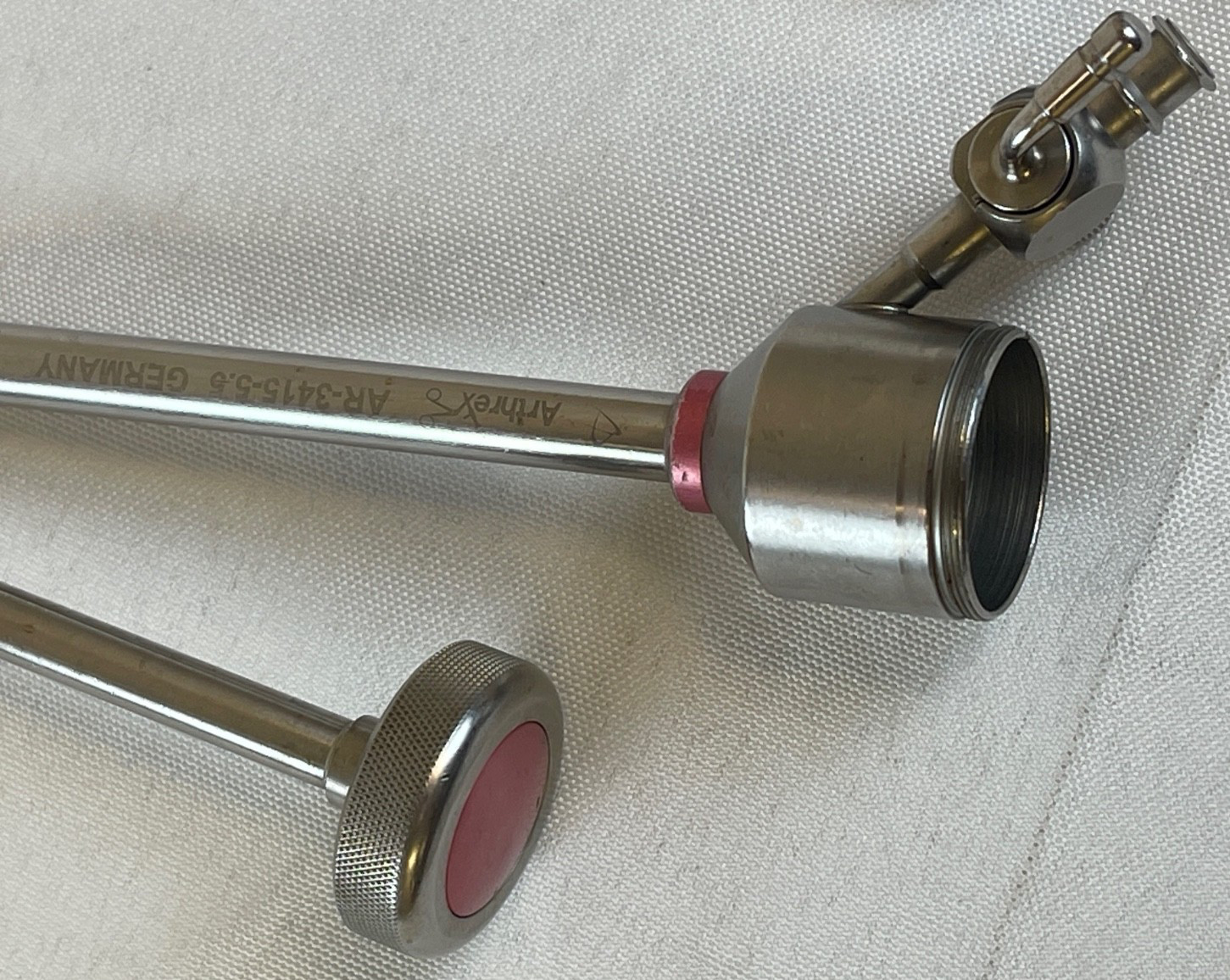 Arthrex AR-3415-5.5 & AR-3416-5.5 5.5mm Synergy Metal Cannula & Obturator Set