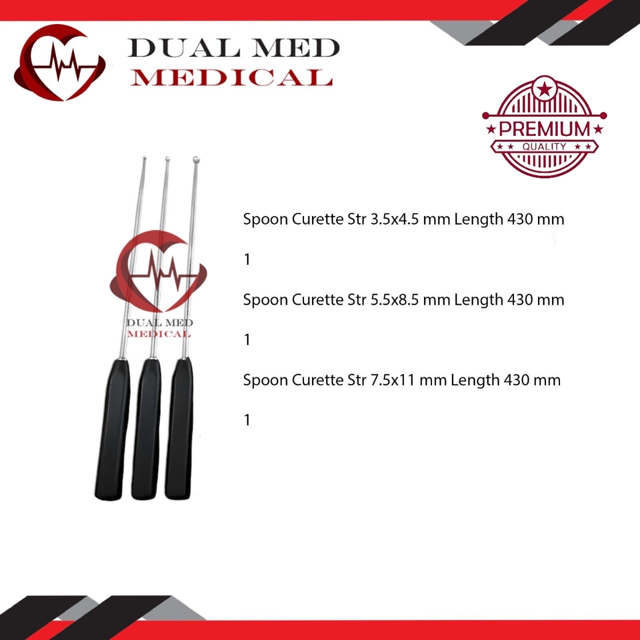 Unique Discectomy Set For Anterior Spine Surgery Instruments