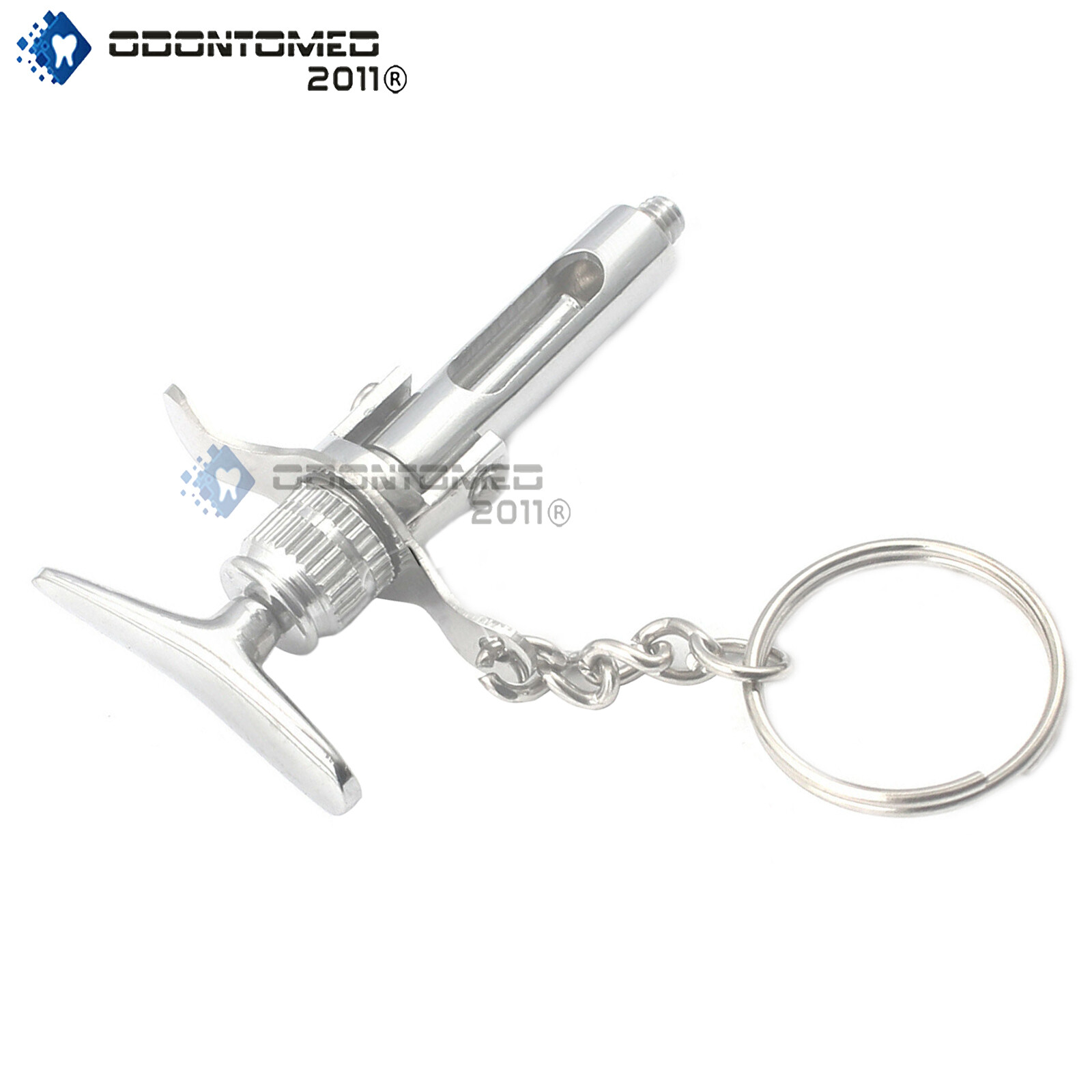 Dental Aspirating Syringe Key Chain Dentist Surgical Instruments