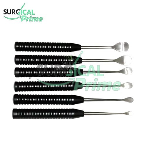 Cobb Elevator Set Spine Surgical orthopedic instruments set of 6 pcs black color