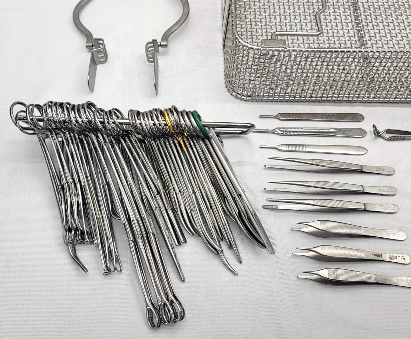 57 Piece General Surgical Set Aesculap Jarit with Basket