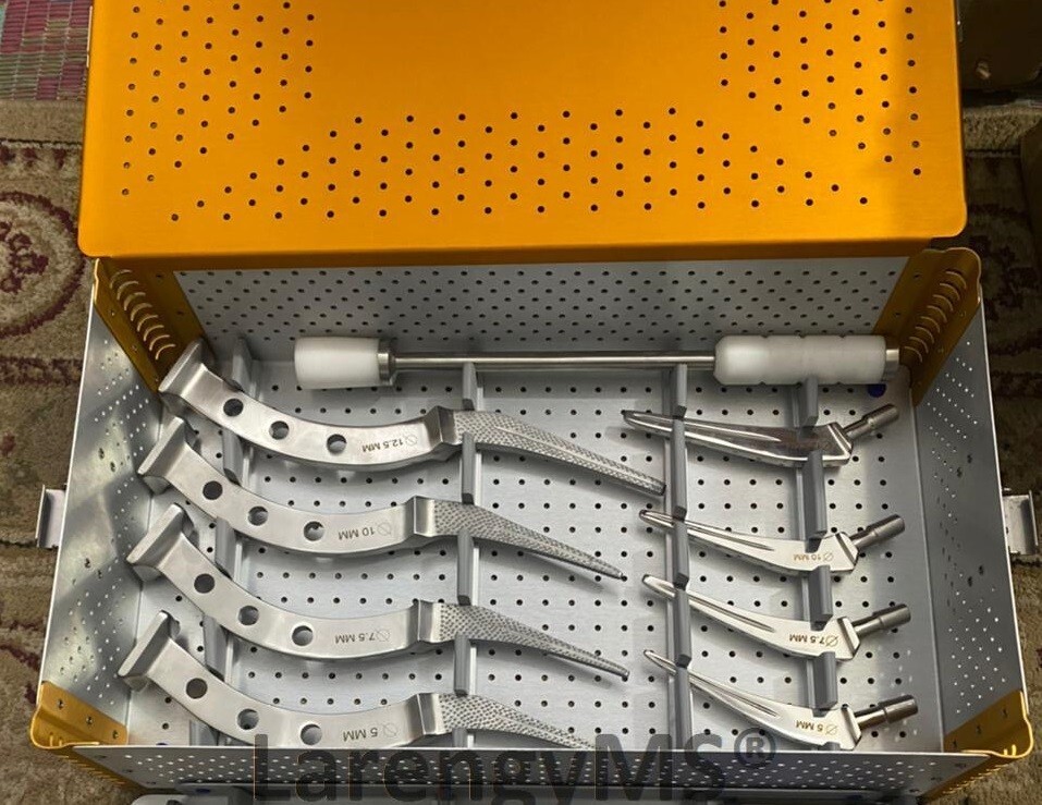 Modular Bipolar and Total Hip Replacement System Instruments Set in Stainless St