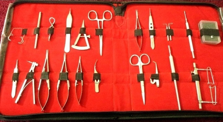 23Pc Ophthalmic Glaucoma Eye Surgery Instrument Set Micro Surgical Stainless
