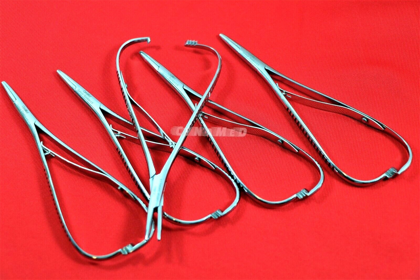 5 PREMIUM GERMAN Mathieu Needle Holder Surgical Orthodontic & Dental Instruments