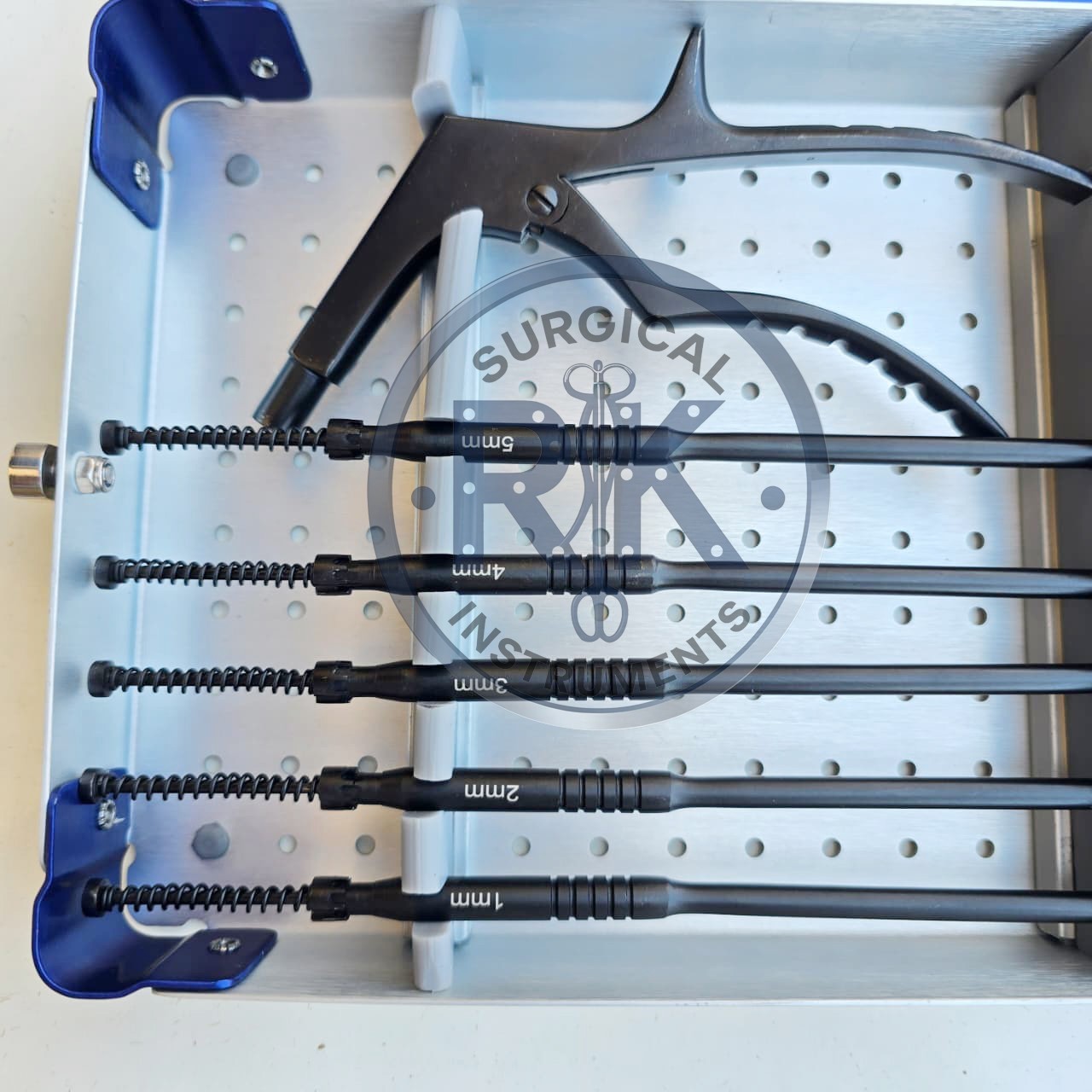 Interlaminar Kerrison Rotating Rongeur Set Spine Surgery Orthopedic Instruments