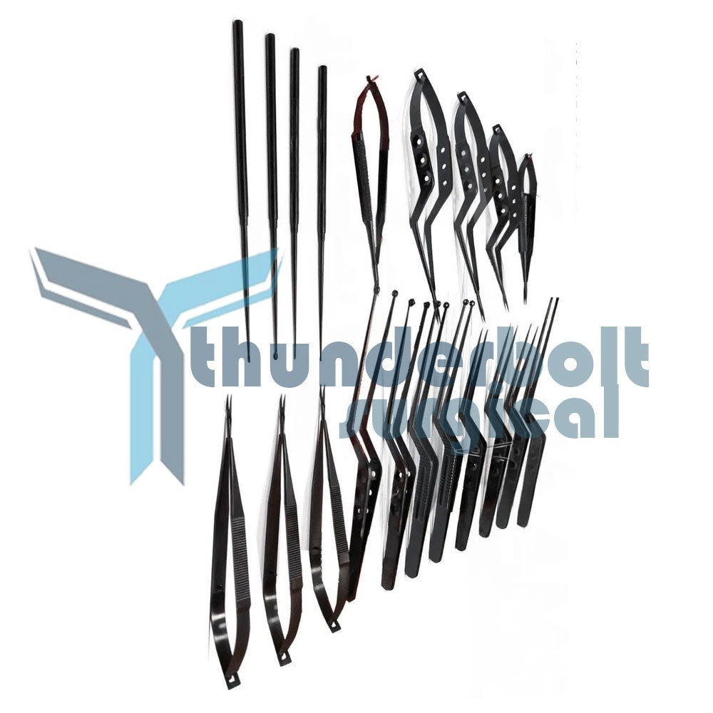 Kamiyama Micro Neuro Surgery Instruments Set 20 Pcs Precision Tools Kit
