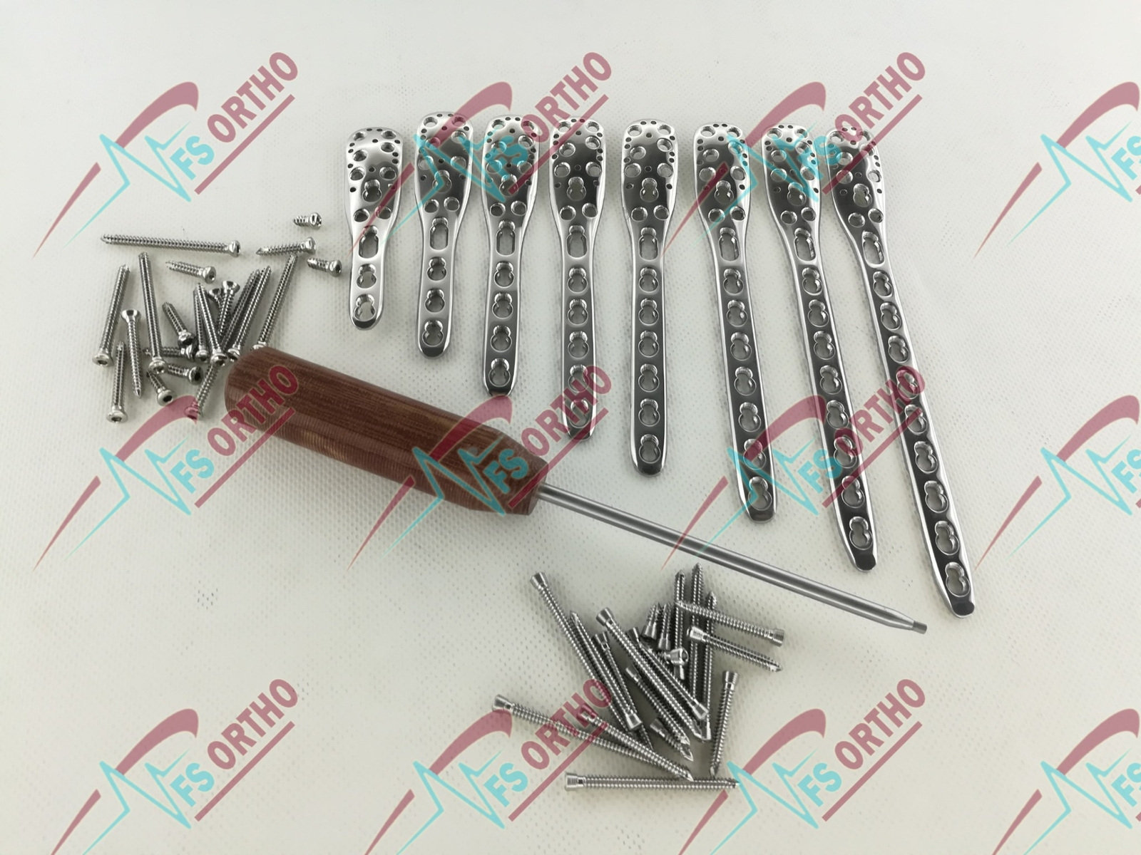 LCP Proximal Humeral PHILOS Plates 3,5,7 ,9 &11 H & LCP Screws Set of 57pcs