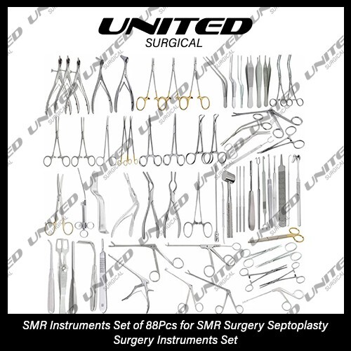 SMR Instruments Set of 88Pcs for SMR Surgery Septoplasty Surgery Instruments Set