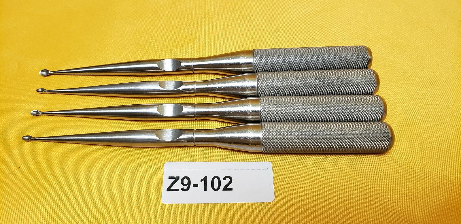 V. Mueller G11 OS995-003 Orthopedic Bone Curette #0.#1, 9″ Set of 4