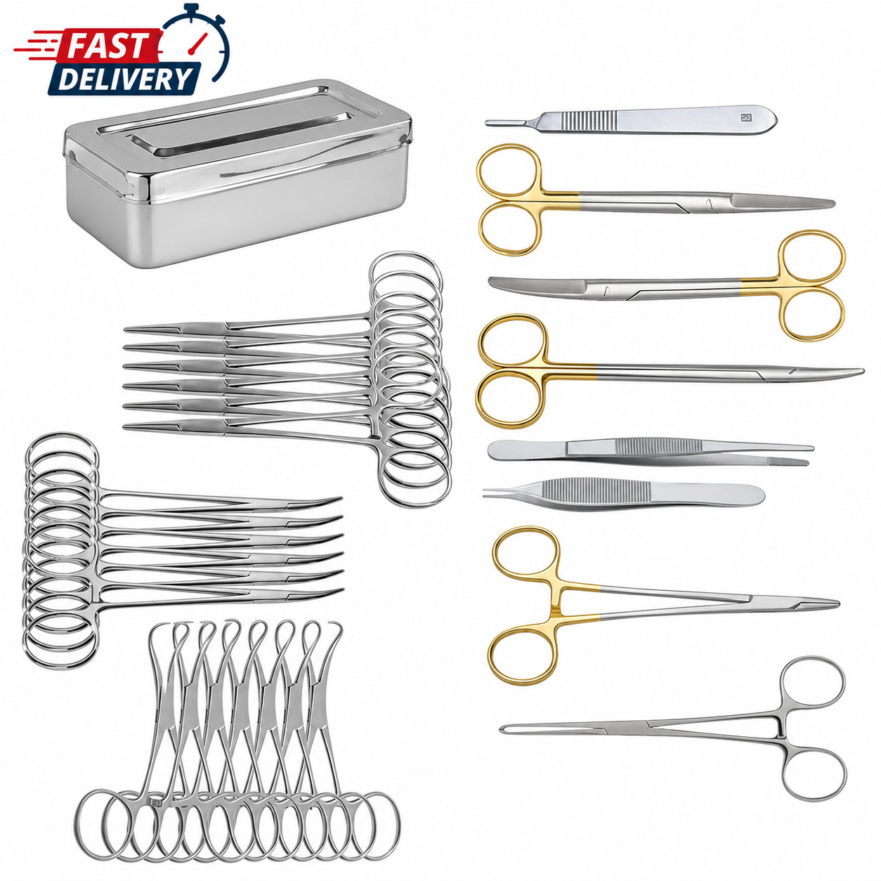 27pcs Vasectomy Meatotomy General Surgery Set Top Quality Surgical Instruments