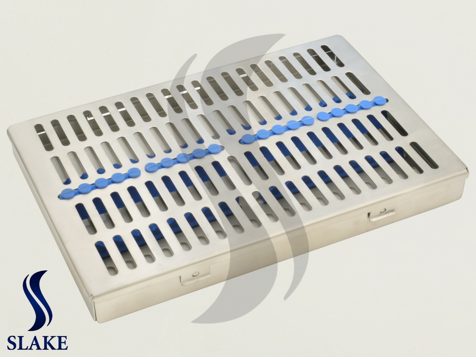 Dental Sterilization Cassette Rack Tray Box For 20 Surgical Instruments