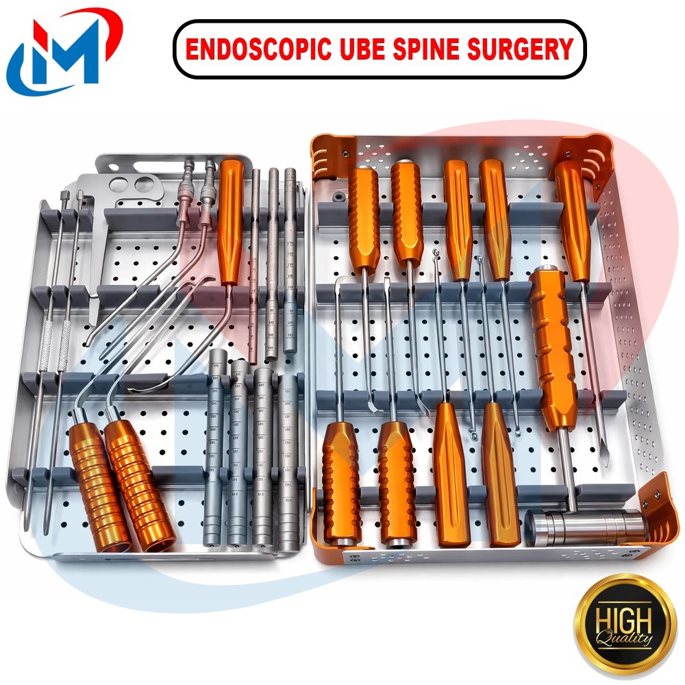 Unilateral Biportal Endoscopic UBE Spine Surgery Instrument Set