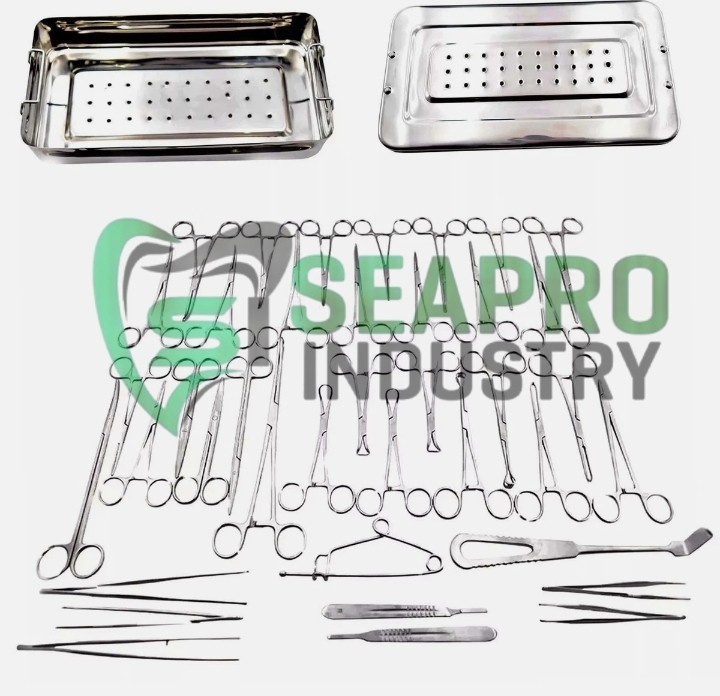 Appendectomy & Hernia 40 Pcs Best Surgical Instruments Set with Box