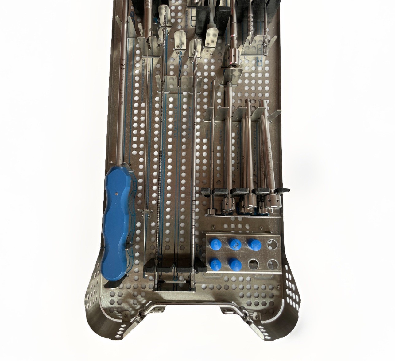 Zimmer NCB Polyaxial Locking Plate Instruments Sterilization Tray 02 00024 915