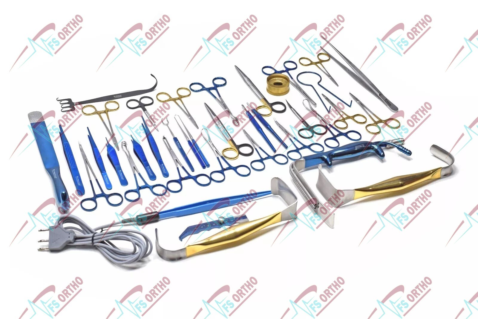 Tebbetts Breast Surgery Instruments Set of 39 Pcs Breast Augmentation Set