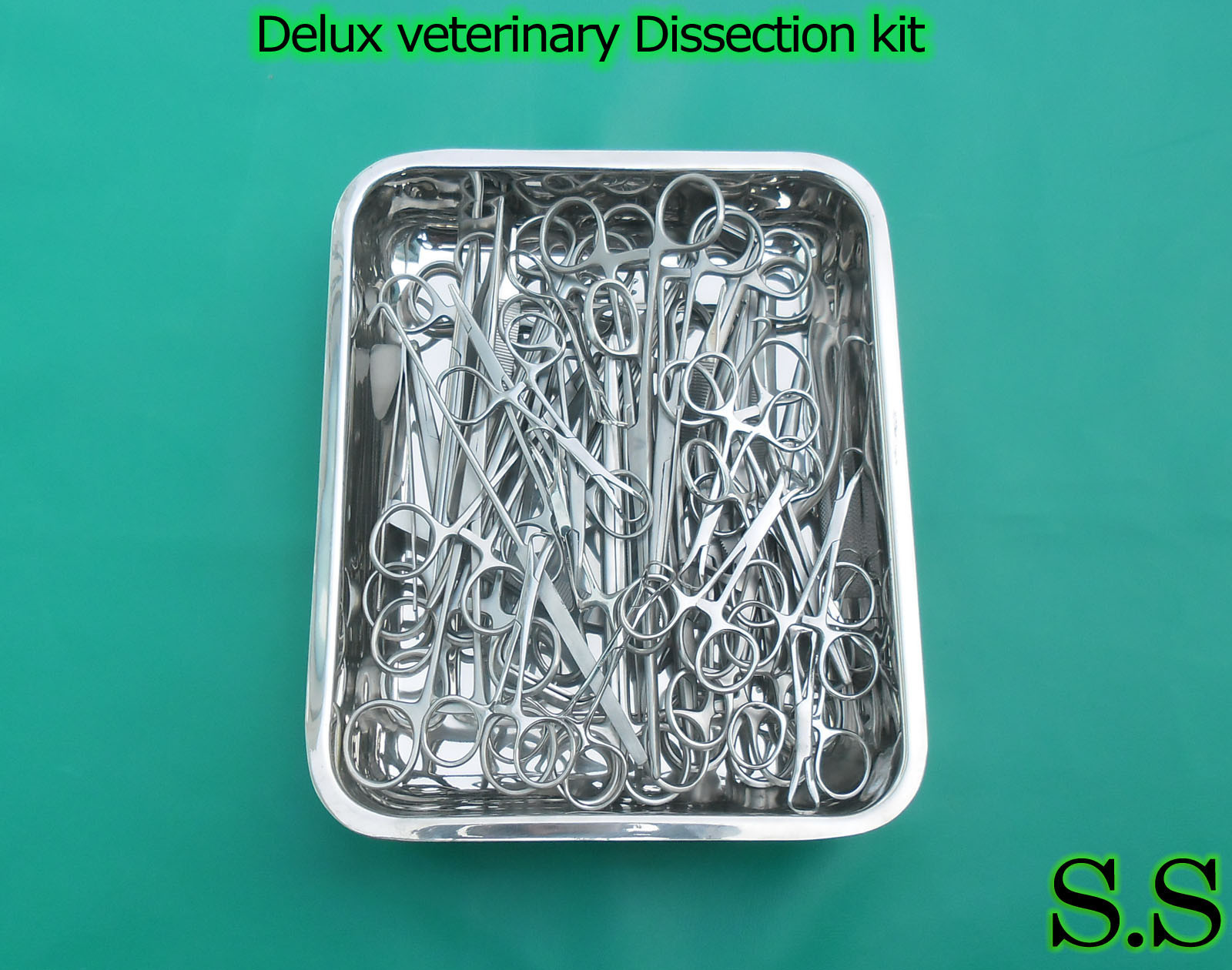 Delux veterinary Dissection kit Surgical Instruments High Grade, DS-1038
