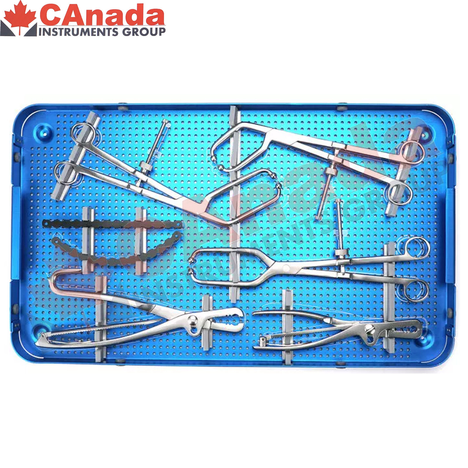 Basic Orthopedic Pelvic Reconstruction Plate Instrument Set Stainless Steel Germ