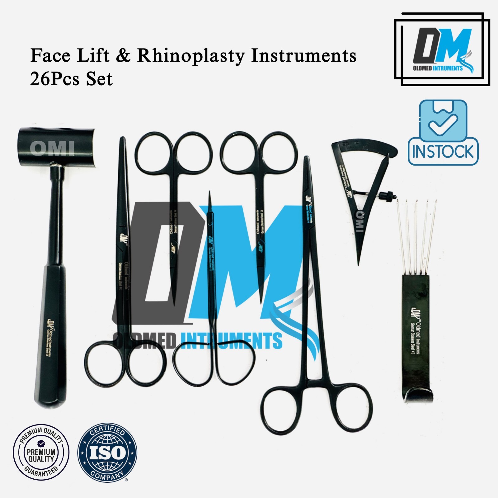 NEW 26 Pcs Rhinoplasty Surgical Instruments Set | Nose Plastic Surgery ENT Kit