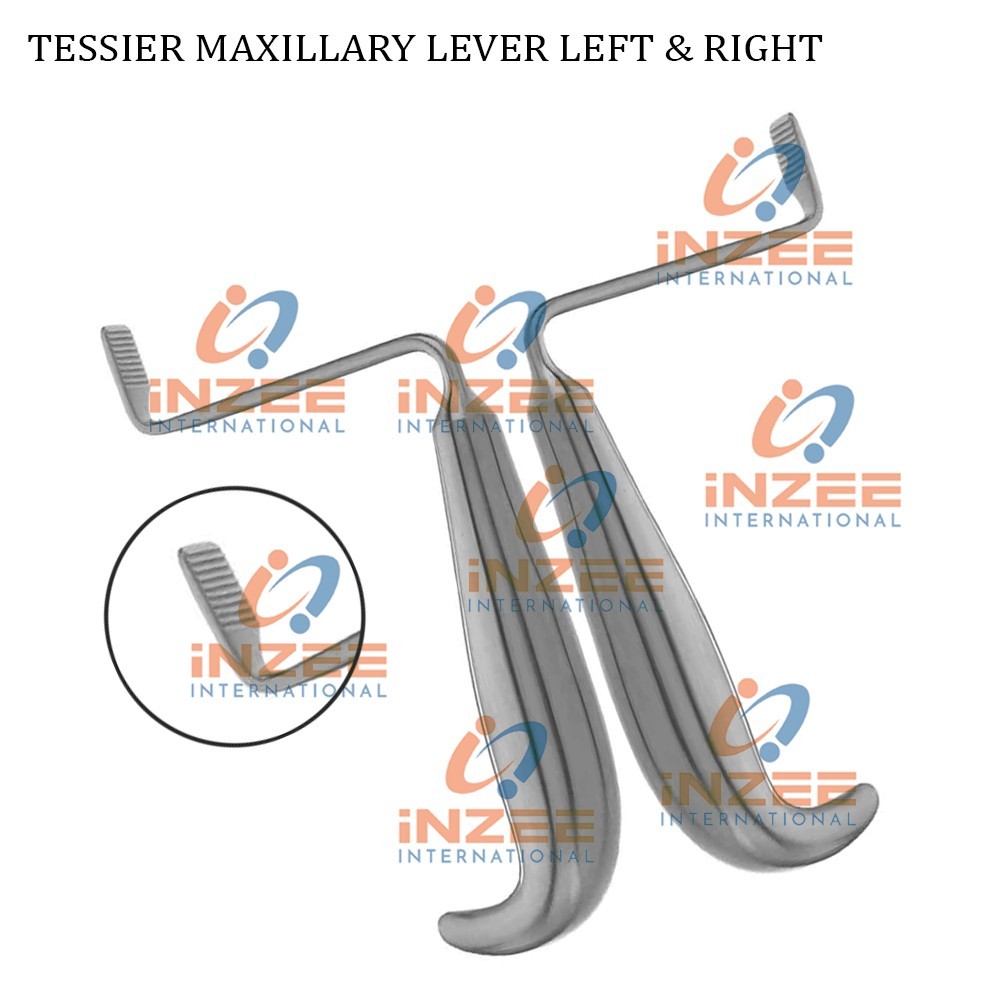 Tessier Maxillary Lever 9mm 15cm Left & Right Maxillofacial Instruments By Inzee