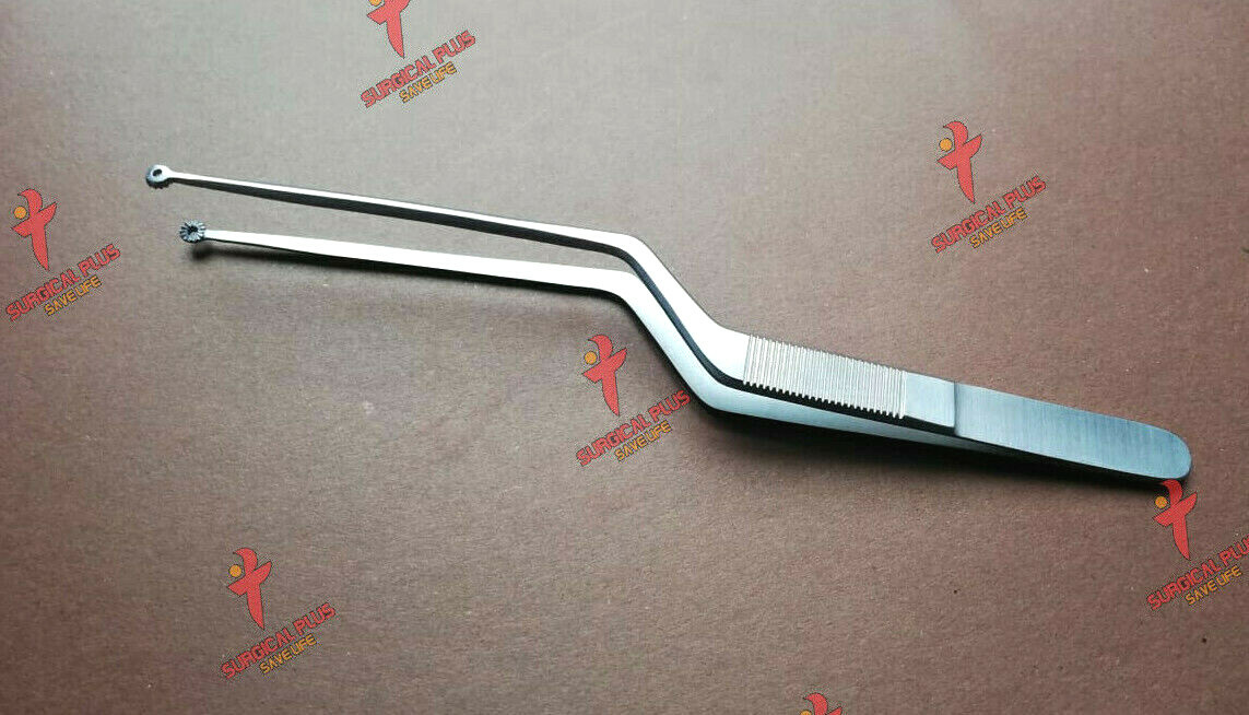 Tumor Grasping Yasargil Bayonet Forceps Neurosurgical Instruments 3mm Cup 8”