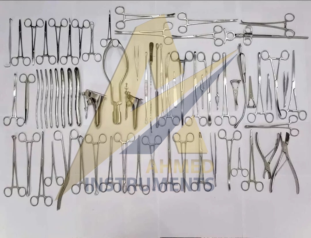 Gynaecology Instruments Set of 72 Pieces