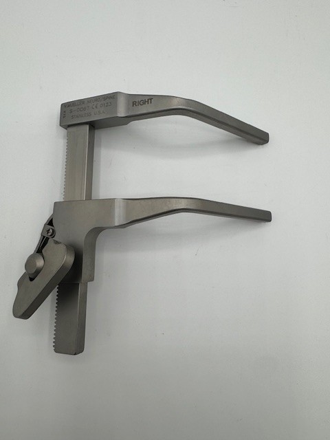 V. Mueller Shadow Line Spinal Distractor, Right 100mm S-0087