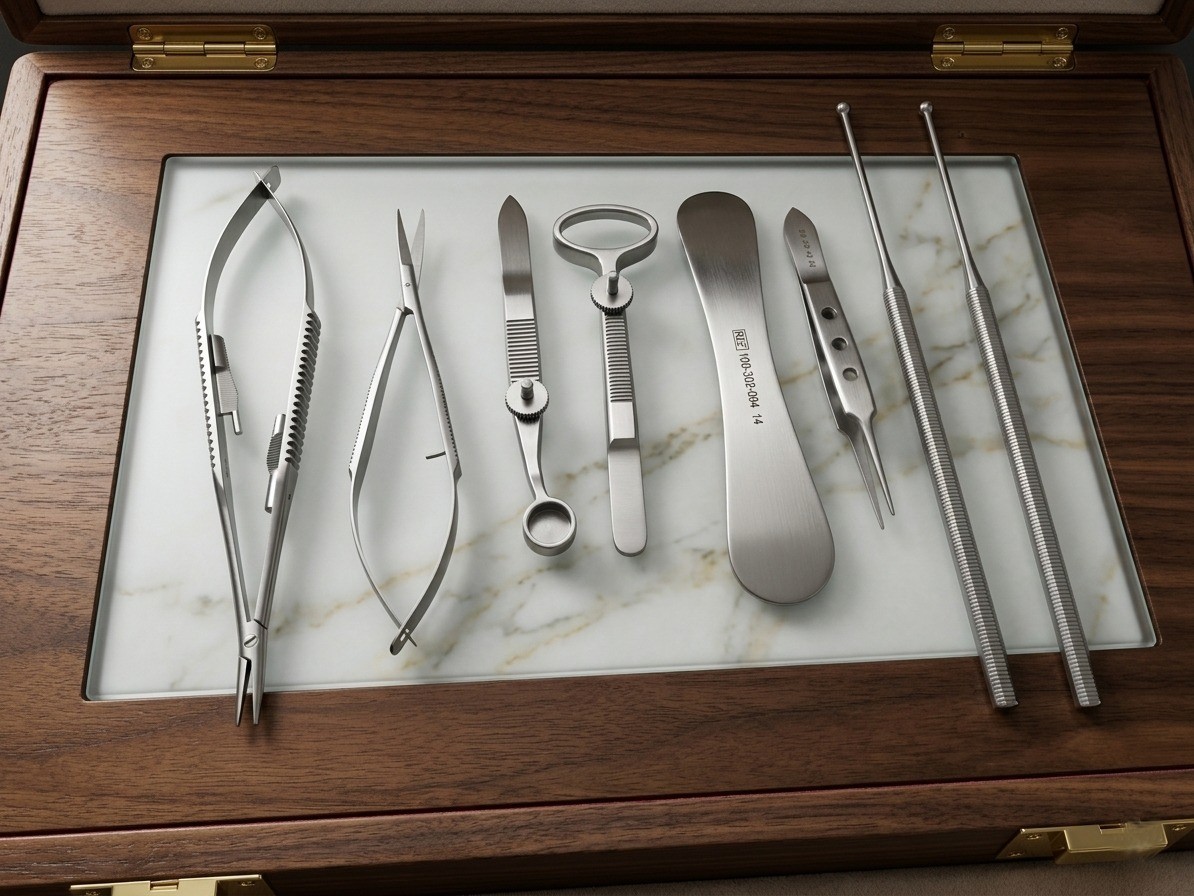 CHALAZION SURGERY SET 8 PCs Ophthalmic Surgical Instruments
