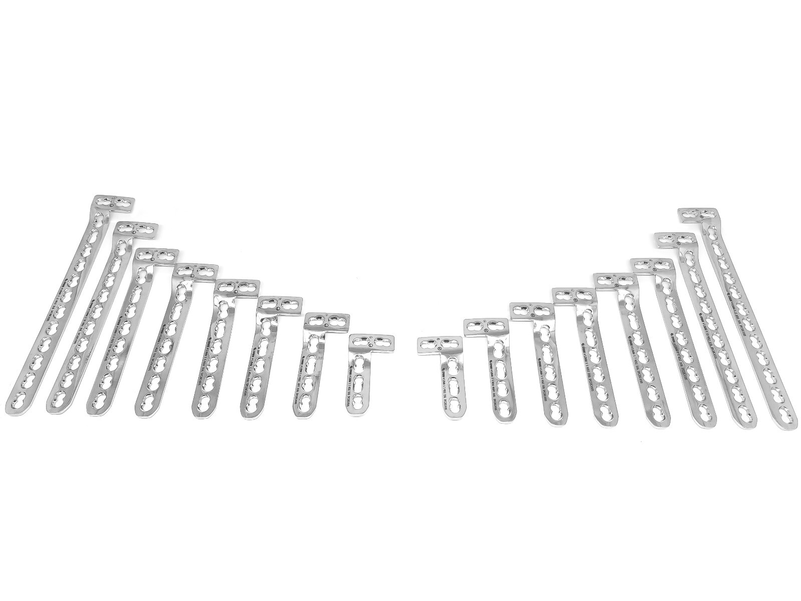 5.0mm Locking L-Buttress Plate set of 16 pcs veterinary instrument