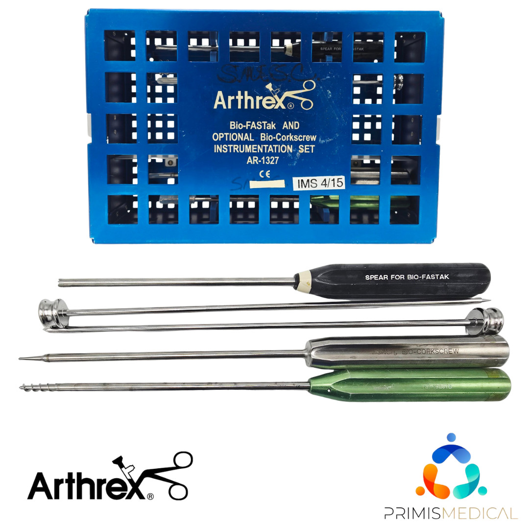 Arthrex AR-1327 Bio-FASTak Bio-Corkscrew Instrumentation Set Shoulder
