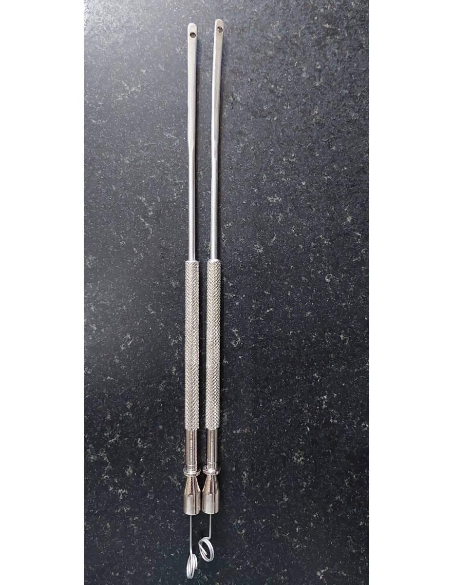 2 Pc Freer Septum Periosteal Elevator with Suction 19cm (7½) Surgical Instrument