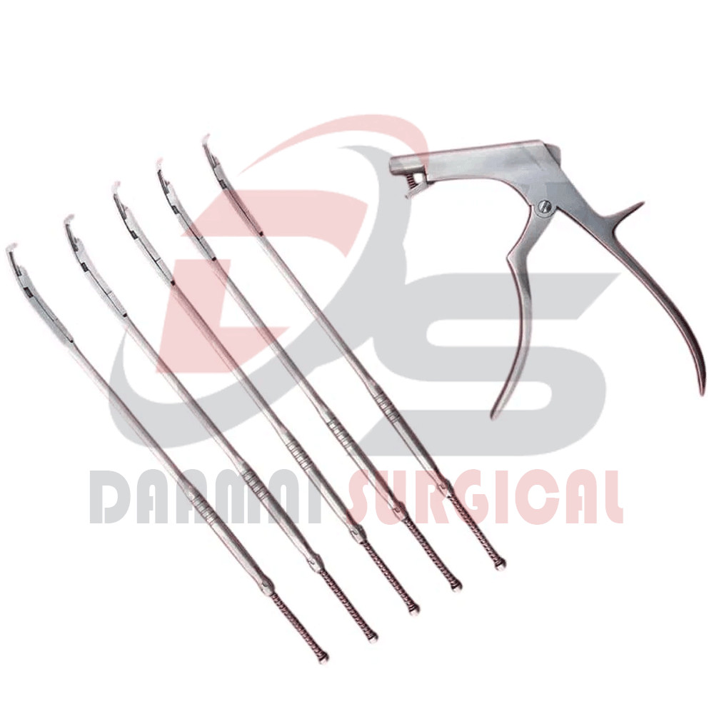 Angled Interlaminar Spine Endoscopic Set Spine Endoscopic Surgery Rongeur Set