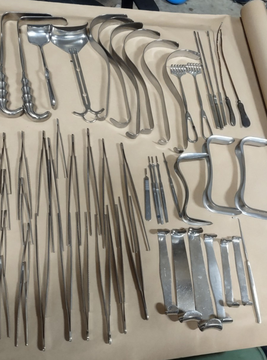 Large Surgical Instrument Bundle OBGYN G & E 221 Piece Speculum Germany Mixed