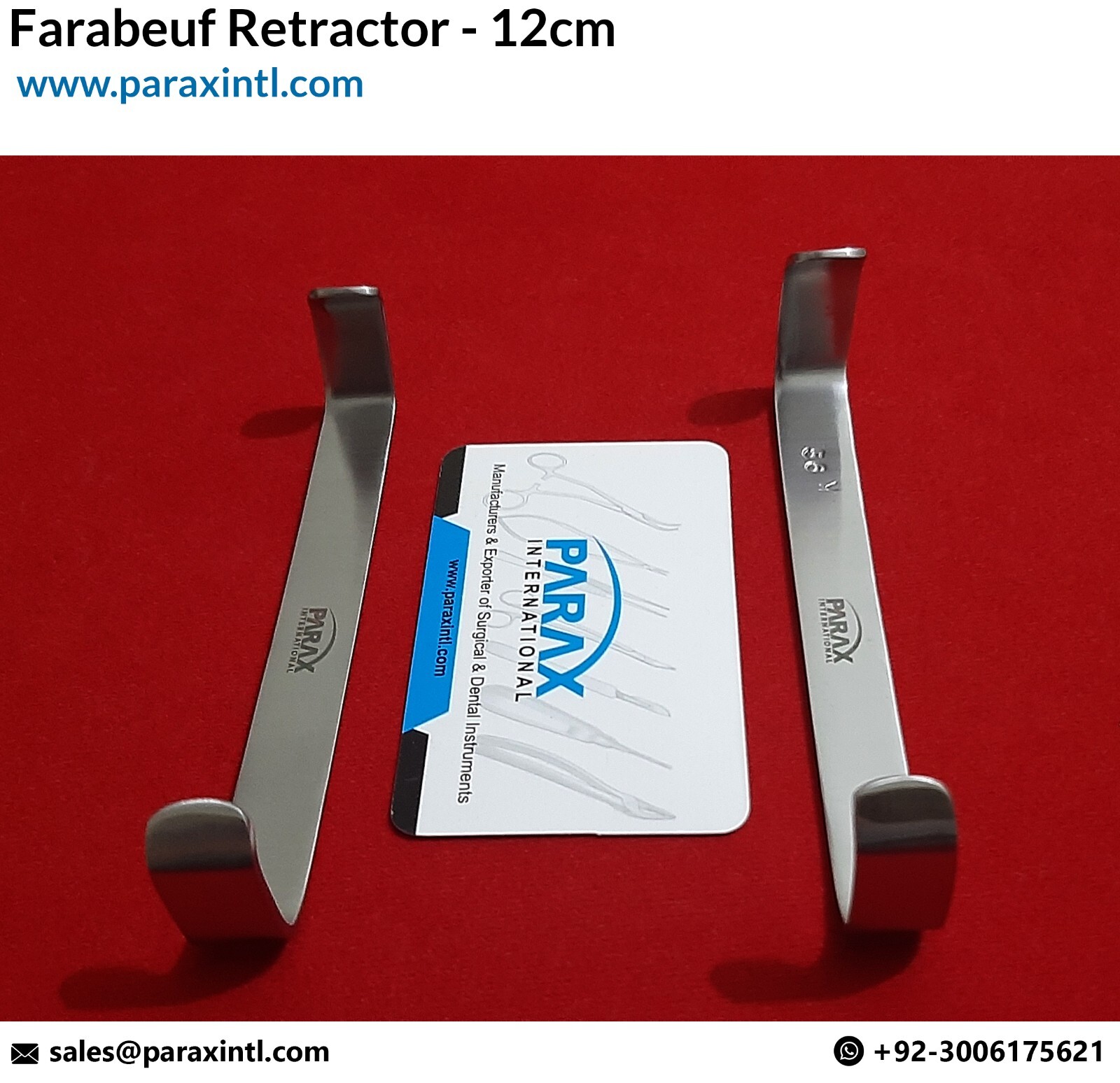 PARAX Farabeuf Retractor 12cm – Surgical Retractors OB/GYN Instruments