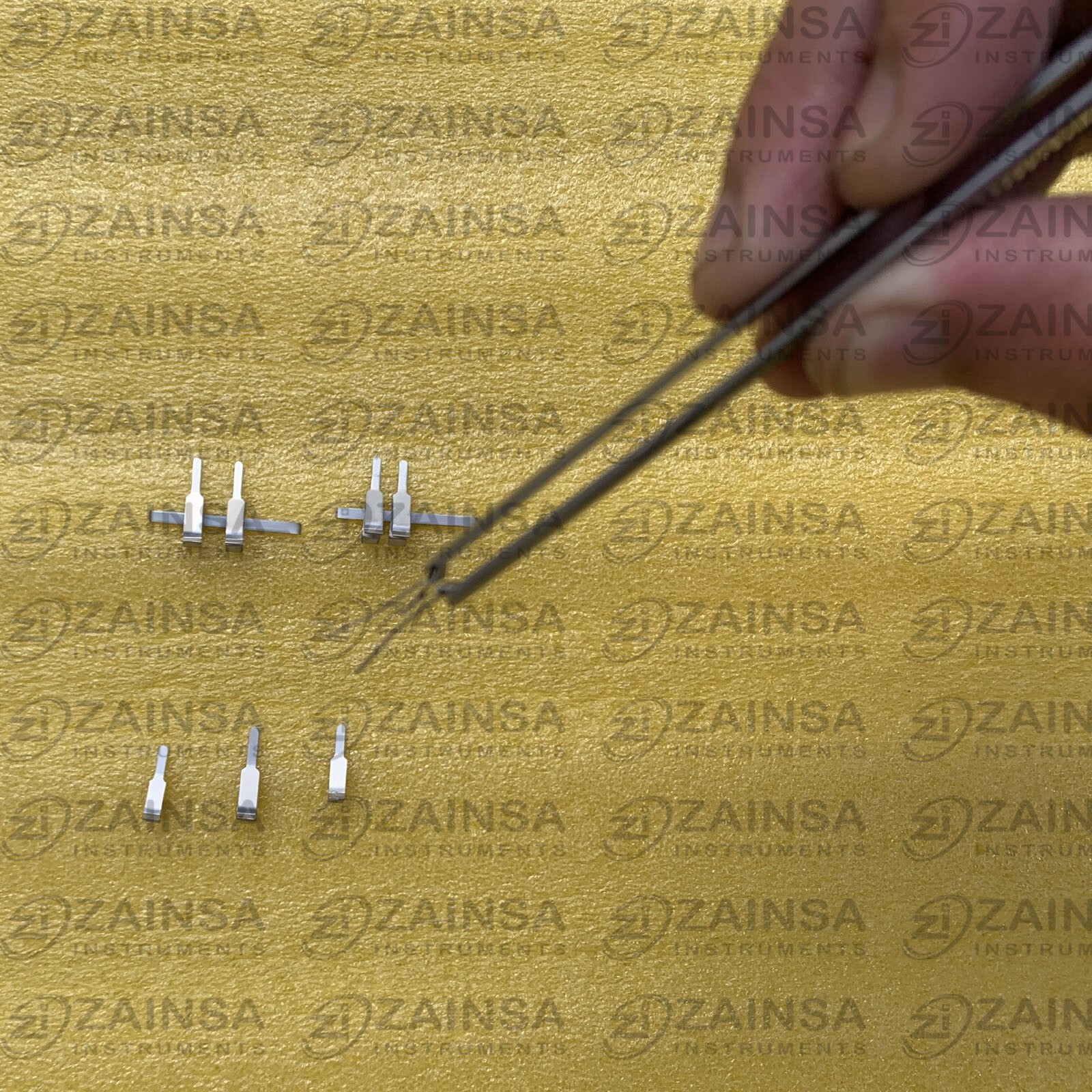 Micro Vessel Clamps, Clamp Applying Forceps 7 Pcs Set For Plastic Surgery