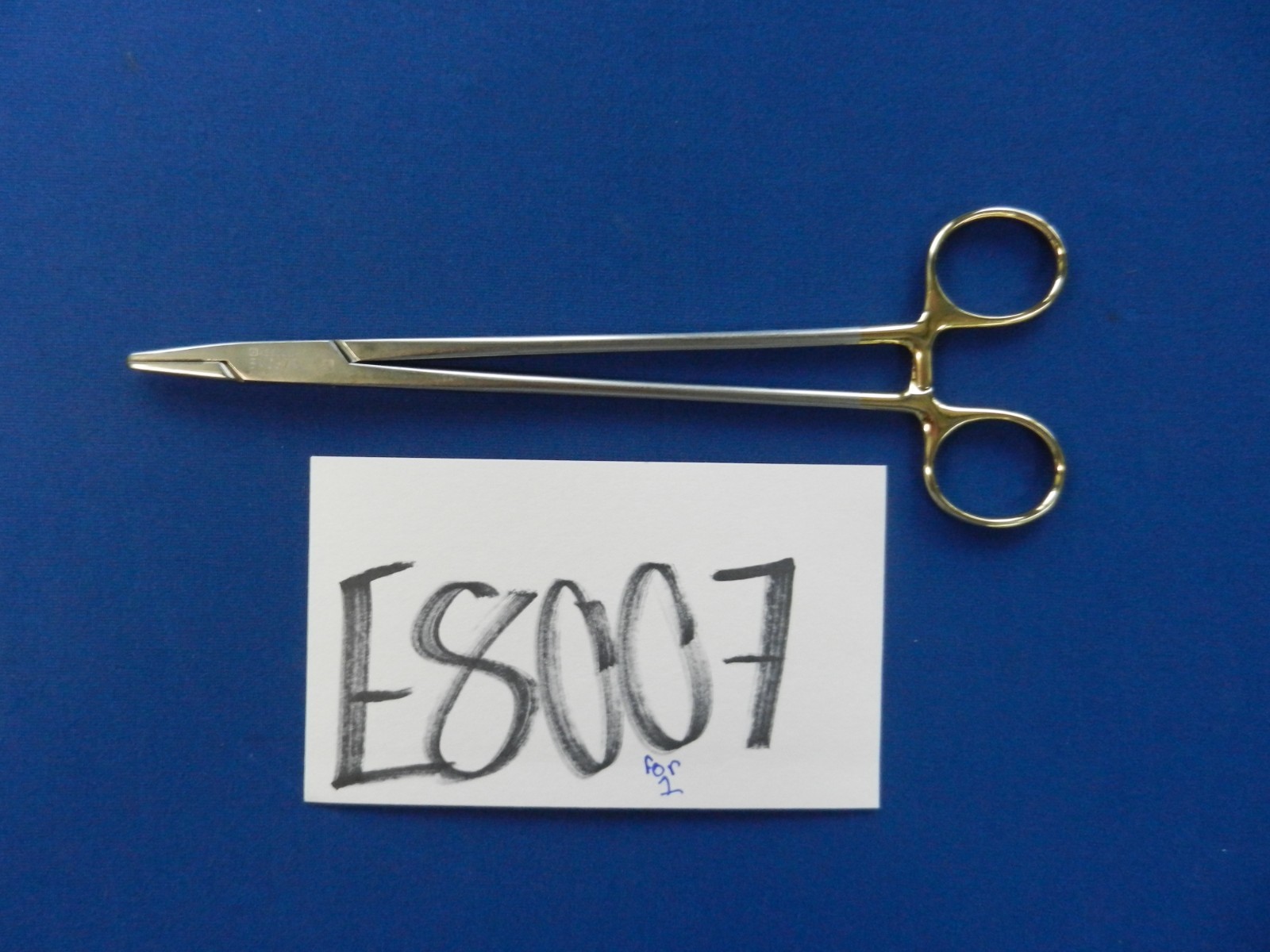 Aesculap BM067R Mayo Hegar Straight Durogrip Needle Holder 20.5cm Overall Length