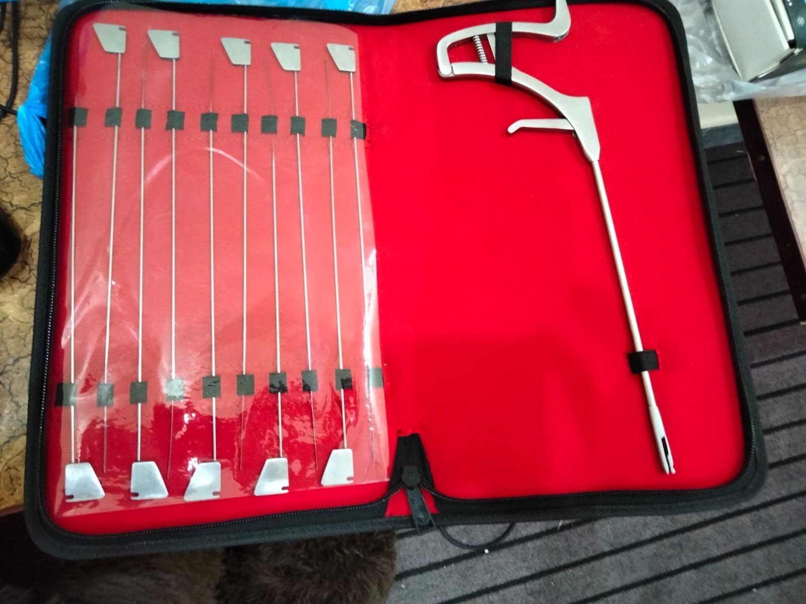Arthroscopy Shoulder Scorpion Suture Passer Straight With 10 Needles Instruments