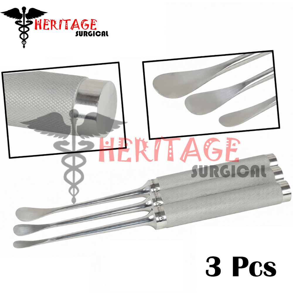 Cobb Spinal Elevators Curved Set Of 3 Orthopedic Surgery Surgical Instruments