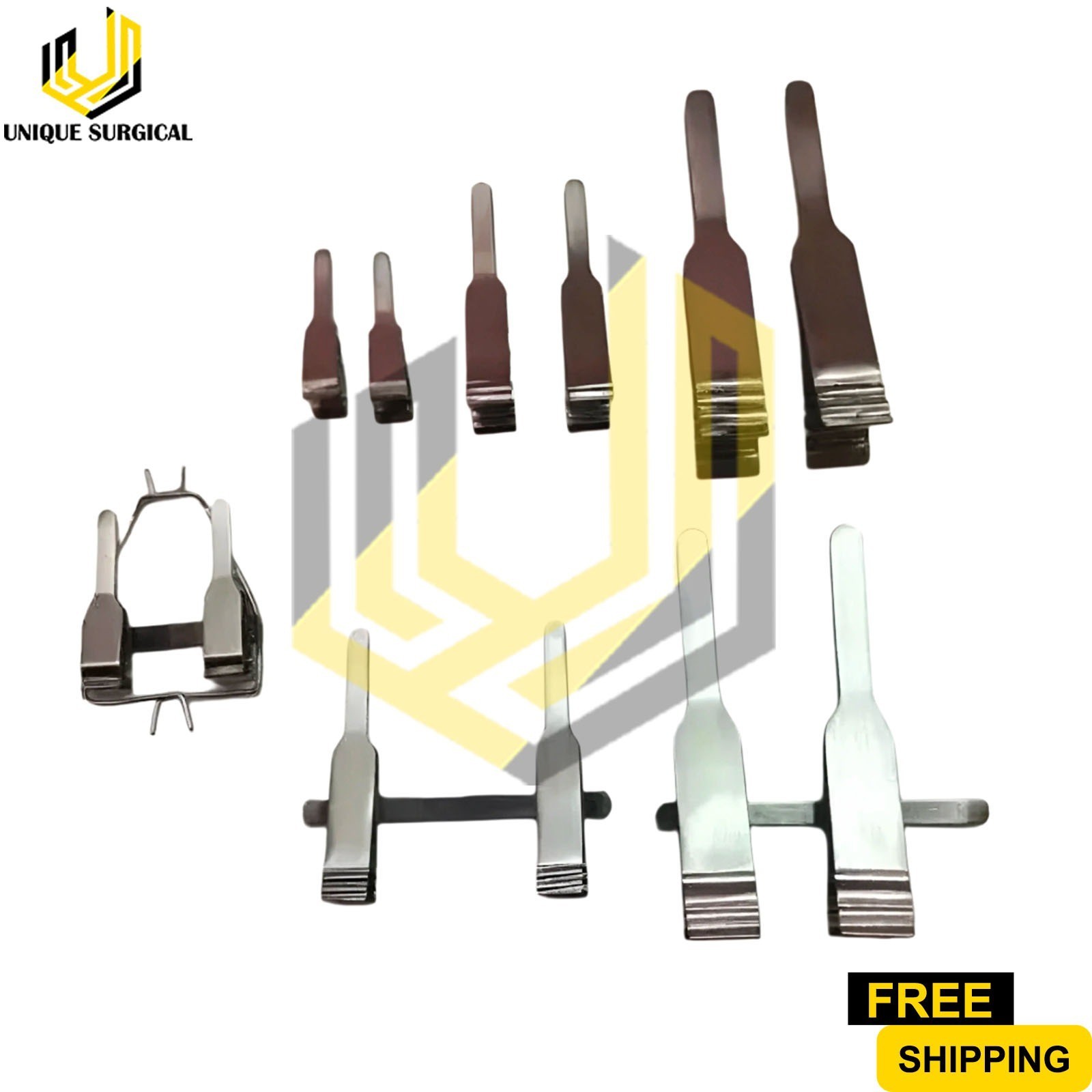 Acland Micro Surgery Vessel Clamps Set For Plastic Surgery & Neurosurgery