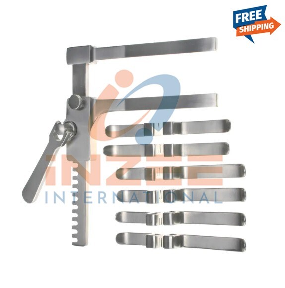 Laminectomy Retractor 13 PCS Set Complete Spine Surgical Instruments By Inzee