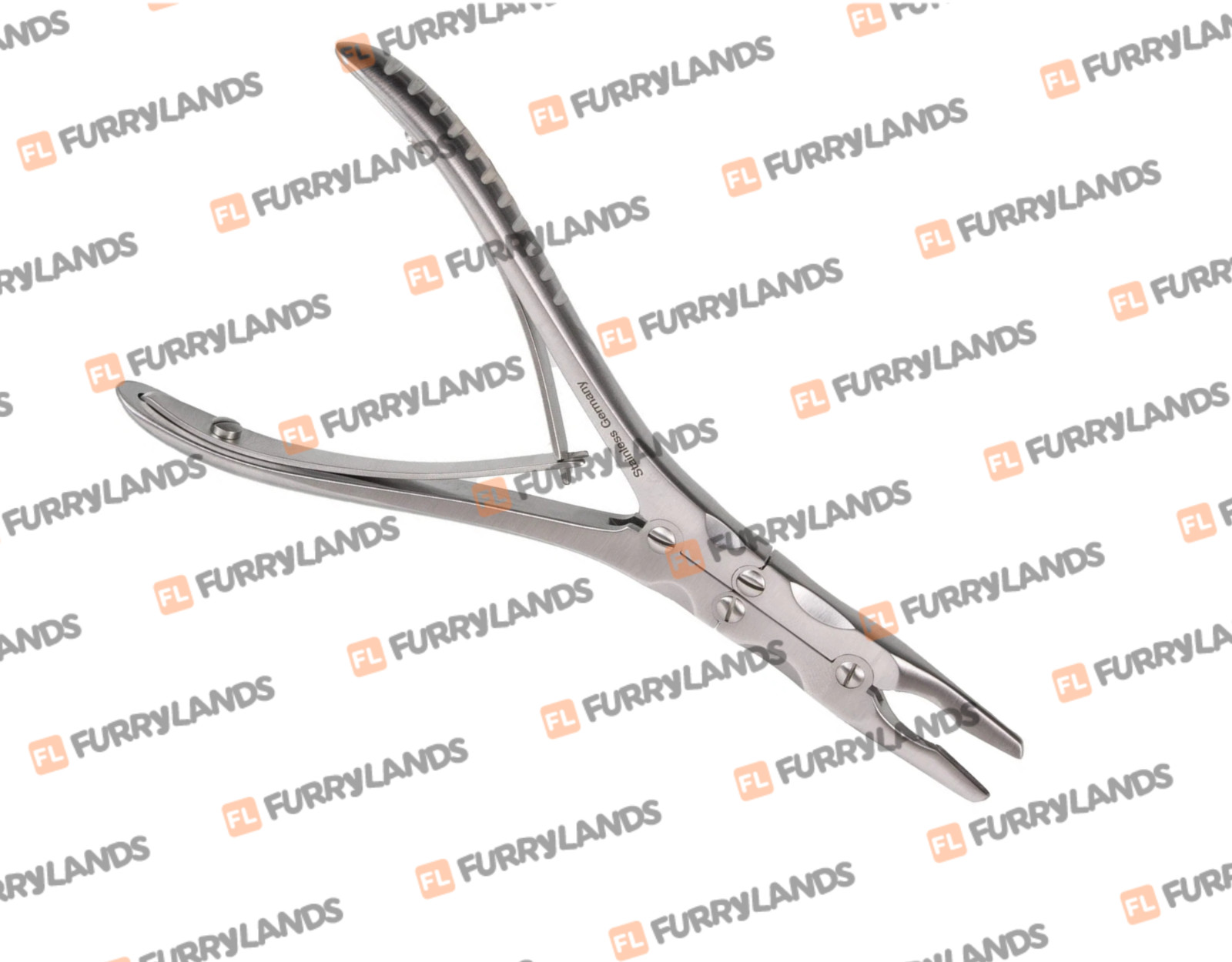 Ruskin Bone Rongeur 7 Inch Double Action Straight 5mm Bite Surgical Instrument