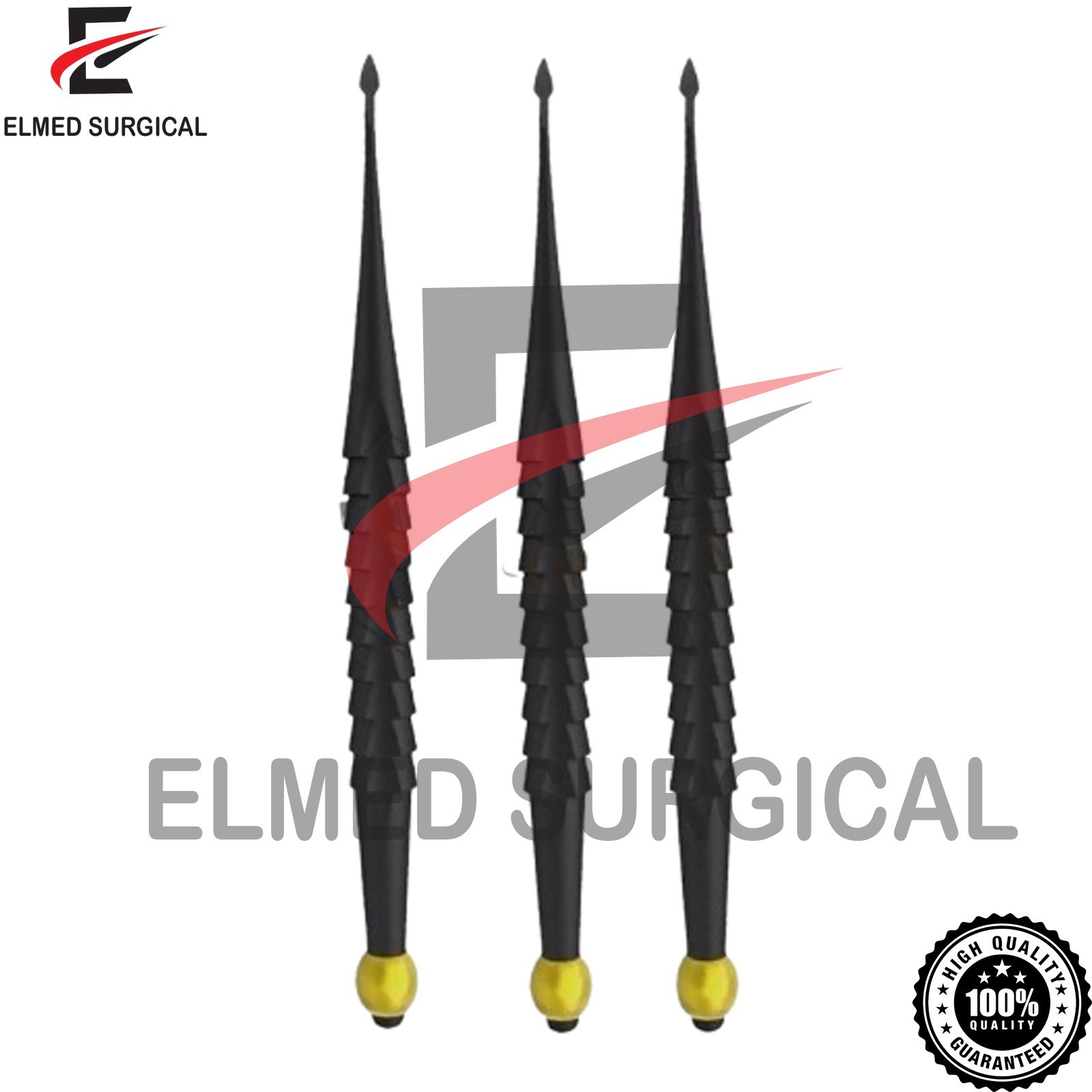 3 Pcs PDL Elevator Sharpened Straight Spade Proximator surgical Instruments