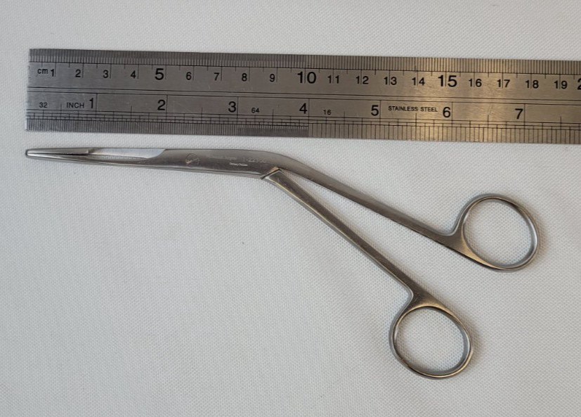 Millennium 1-22300 Hartman Nasal Dressing Forceps, Serrated Tips, 7.25″, ENT