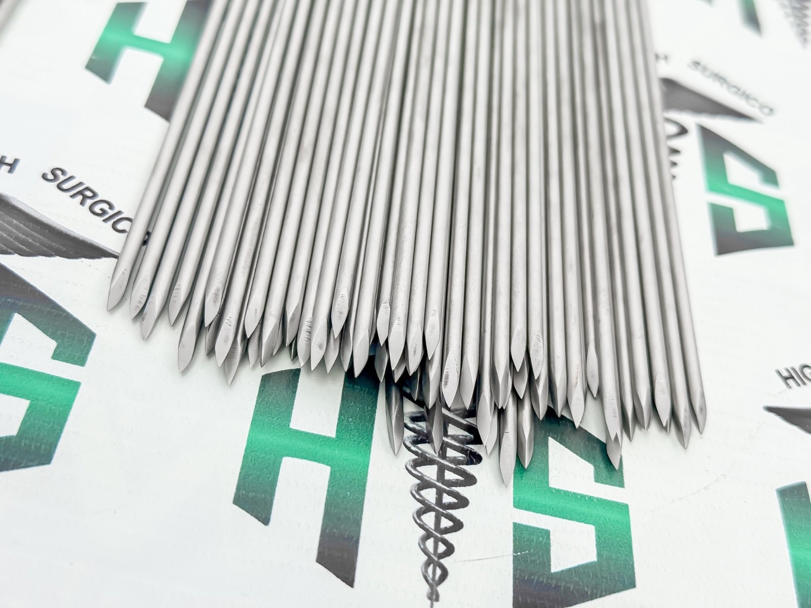 Kirschner Wires Double Ended 401 PCS Stainless Steel 1.0–3.0mm & Cutter K-Wires