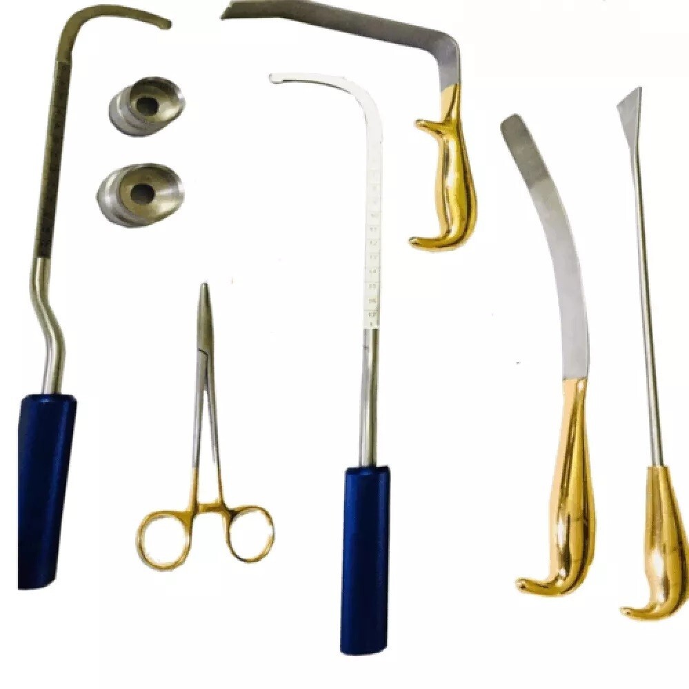 Breast Augmentation & Mammoplasty Surgery Instruments Set of 8 Pieces