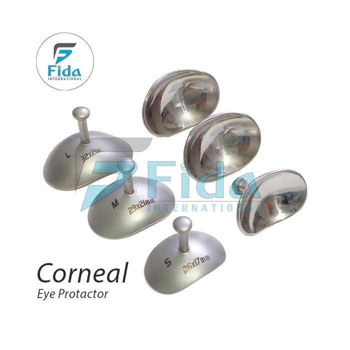 New Corneal Laser Eye Sheild Protector Small Medium Large 6pcs Stainless Steel