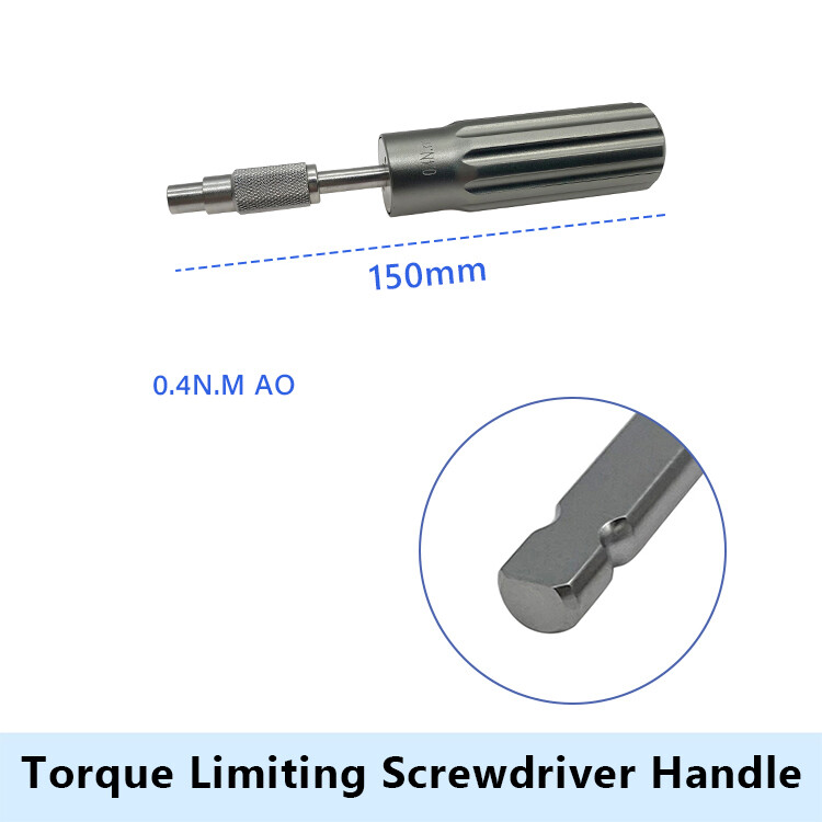 1pc Torque Limiting Screwdriver Handle For Locking Screw Stainless Steel