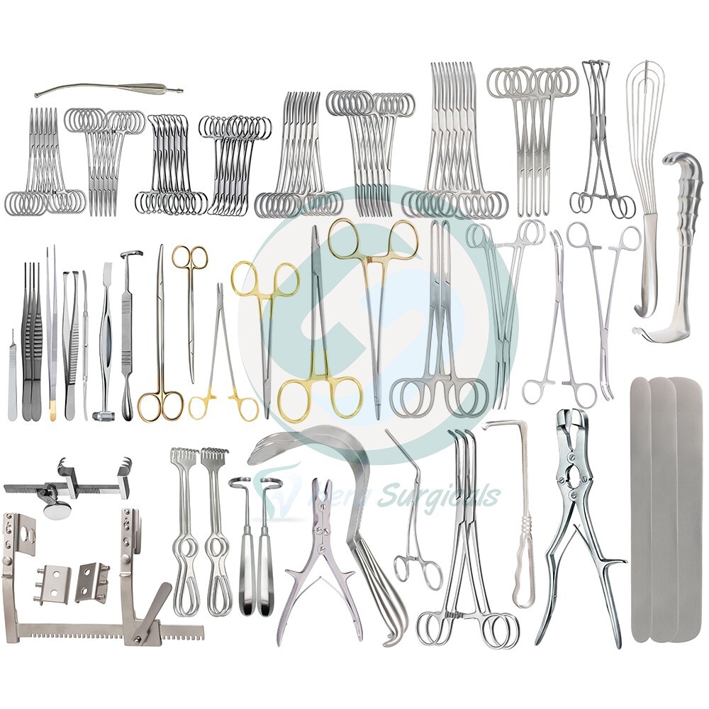 Lobectomy and Segmental Lung Resection Instrument Set Lung Surgery Set With Box